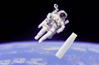 chapstick floats away in space like in the movies