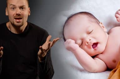 this guy is SHOCKED to be compared to be a baby