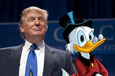 Donald Trump and Scrooge McDuck