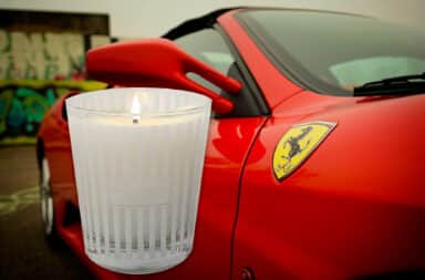 Ferrari candle for men