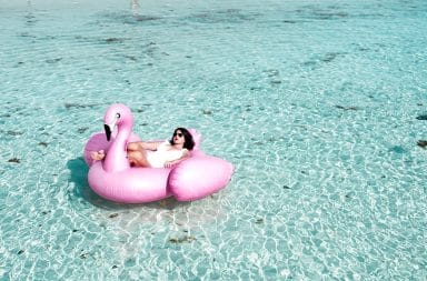 pool float relaxing vacation