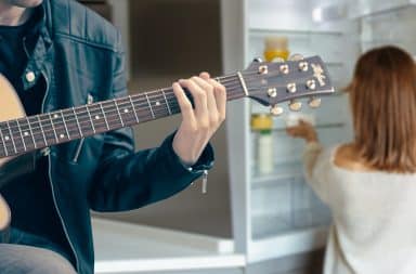a guitar guy and the fridge