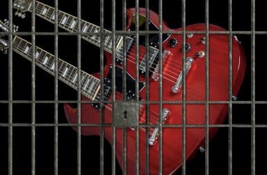 guitar in jail