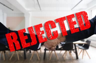job interview rejection