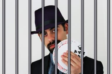 the magician was tossed in jail