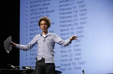List of books by Malcom Gladwell on stage
