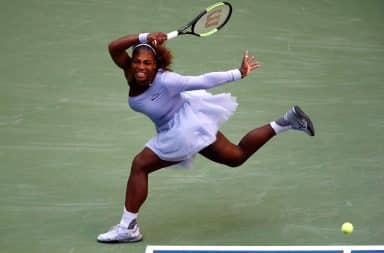Serena Williams' tutu, dang look at that