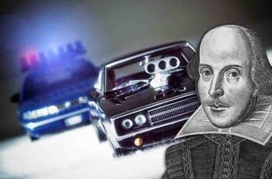 shakespeare car chase