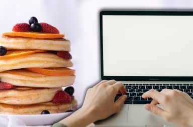 writing about pancakes