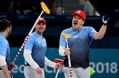 USA men's curling Olympic gold medal team 2018